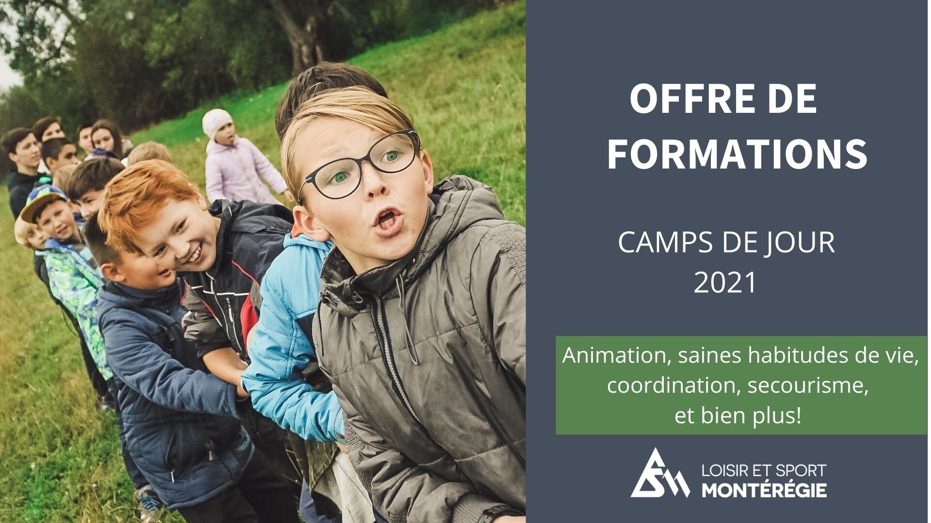 Offre formations camps jour